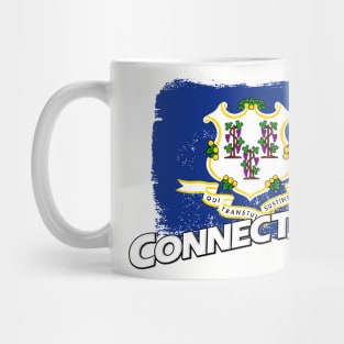 Connecticut flag Mug